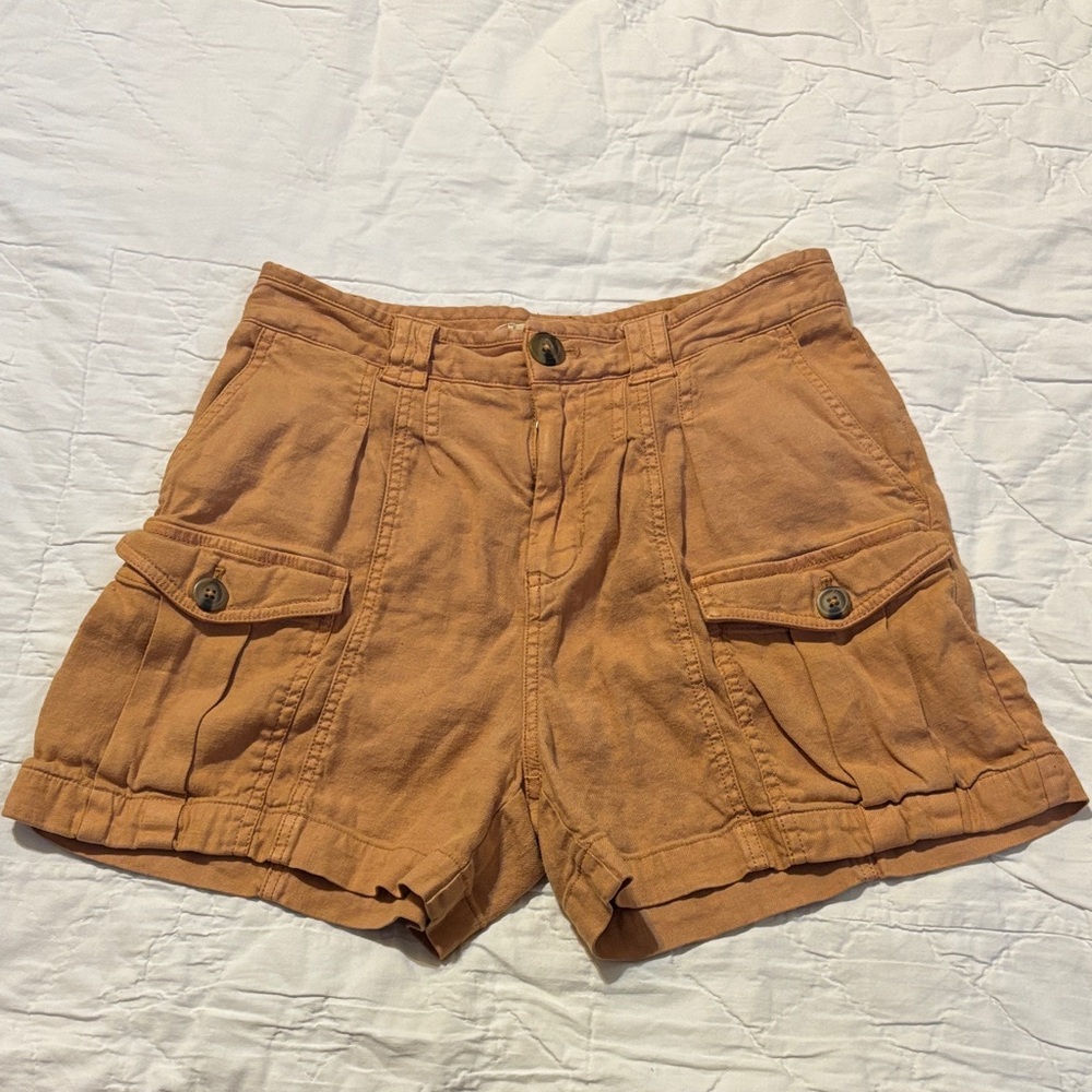Anthropologie Tan Cargo Shorts